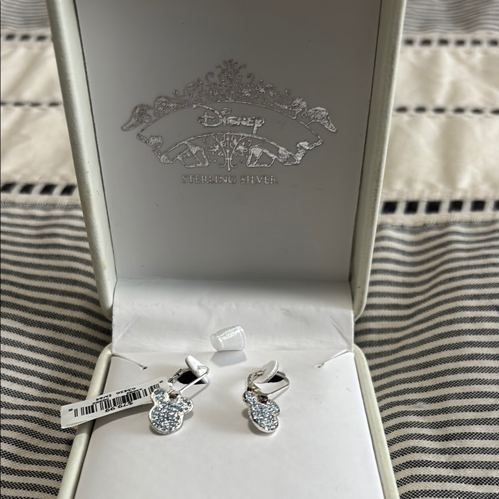 Disney Sterling Silver Mickey Mouse Earrings